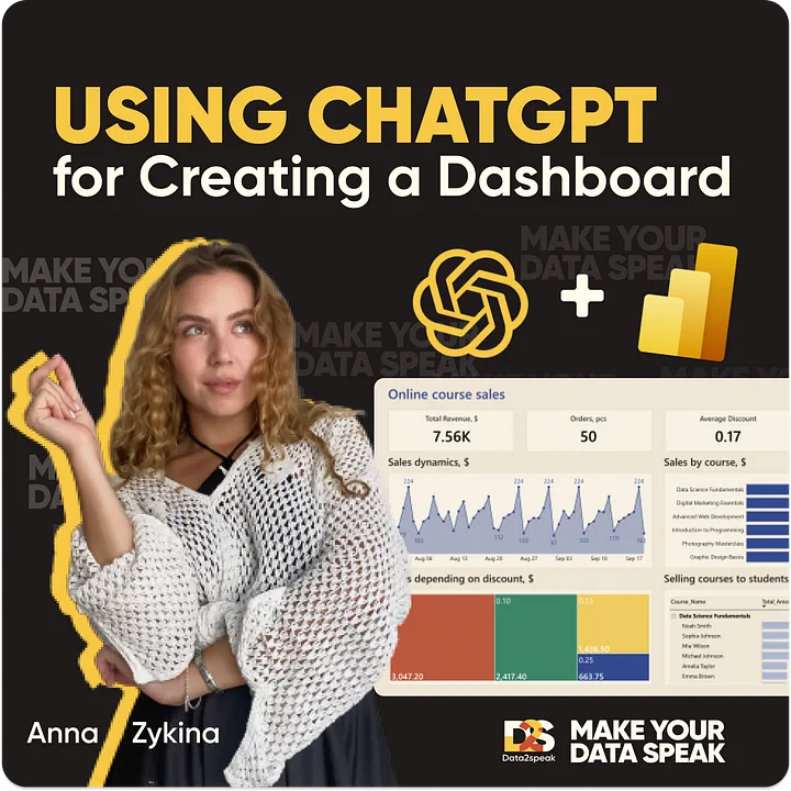 Створення dashboard (інформаційної панелі) за допомогою ChatGPT